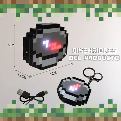 Brújula Pixel Spawn-Pointer Estilo Minecraft