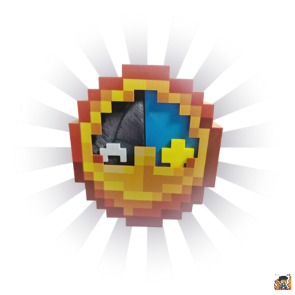 Reloj de Pared PixelGuard Estilo Minecraft 24 Horas